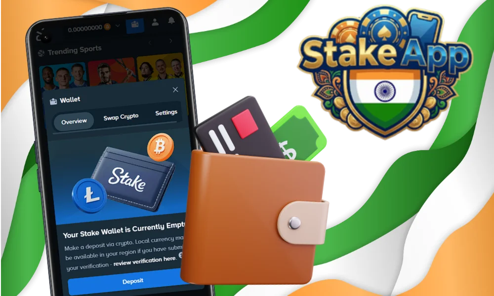 Top up your account in Stake App